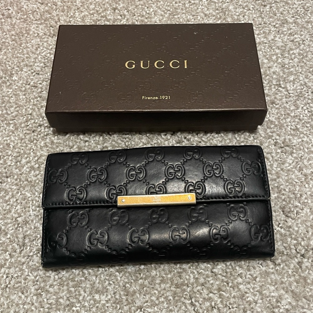 Gucci Guccissima Long Wallet